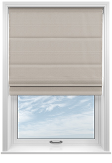Soho, Cloud - Twist&Fit Roman Blind